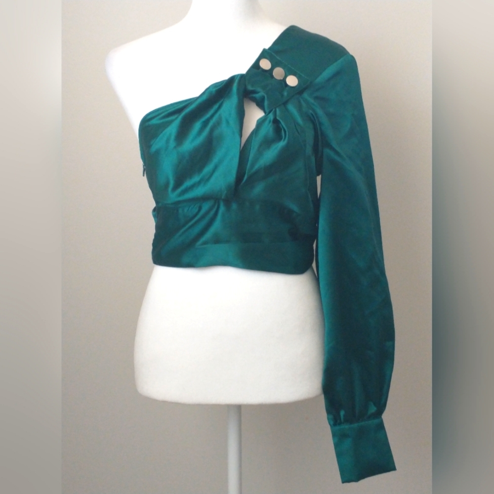 NWT 4th & Reckless Revolve one shoulder top  4